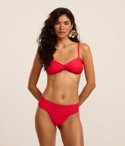 Biquíni Calcinha Pala Larga em Microfibra Canelada