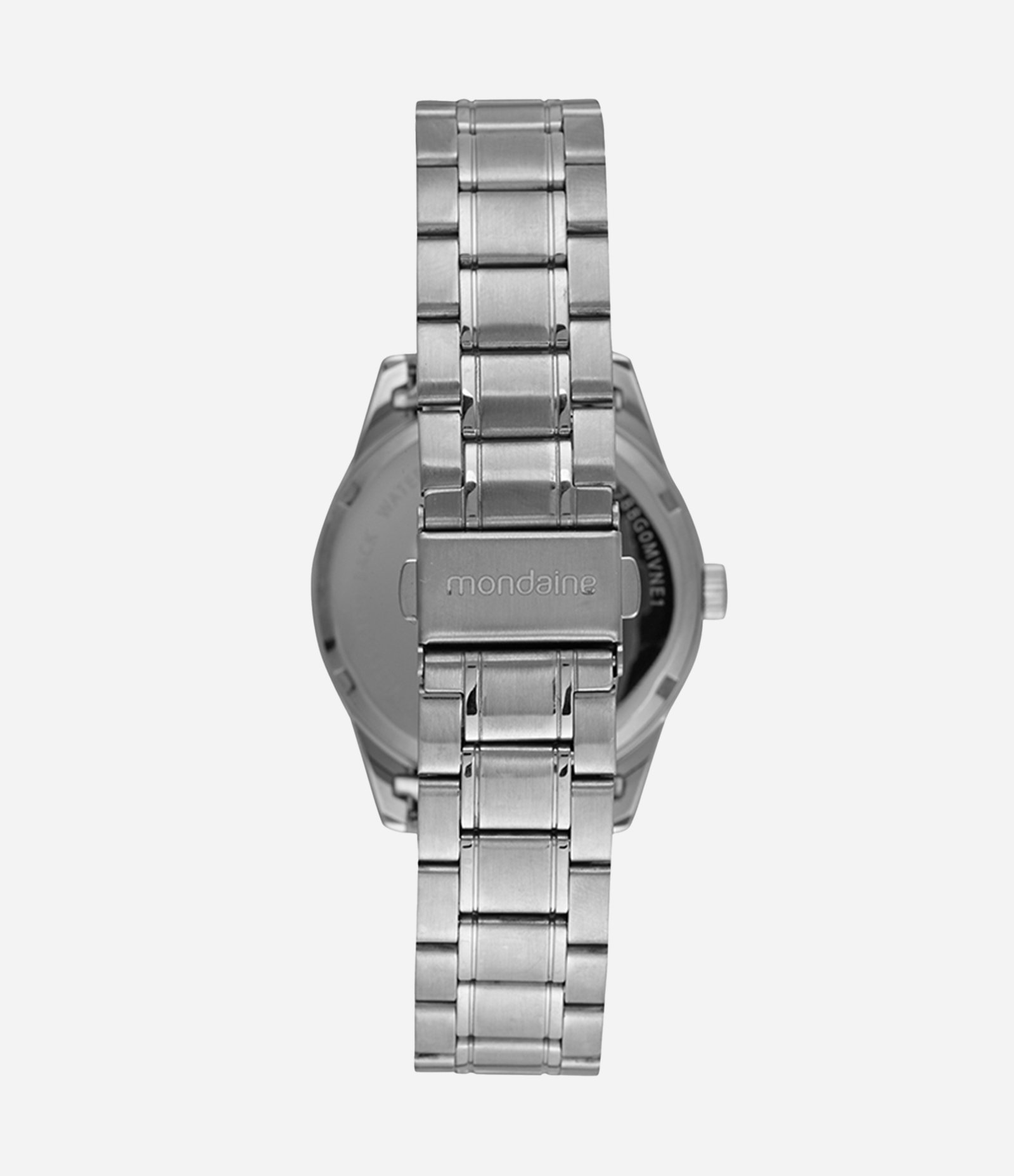 Relógio Analógico Cromado Masculino Mondaine Prata 3