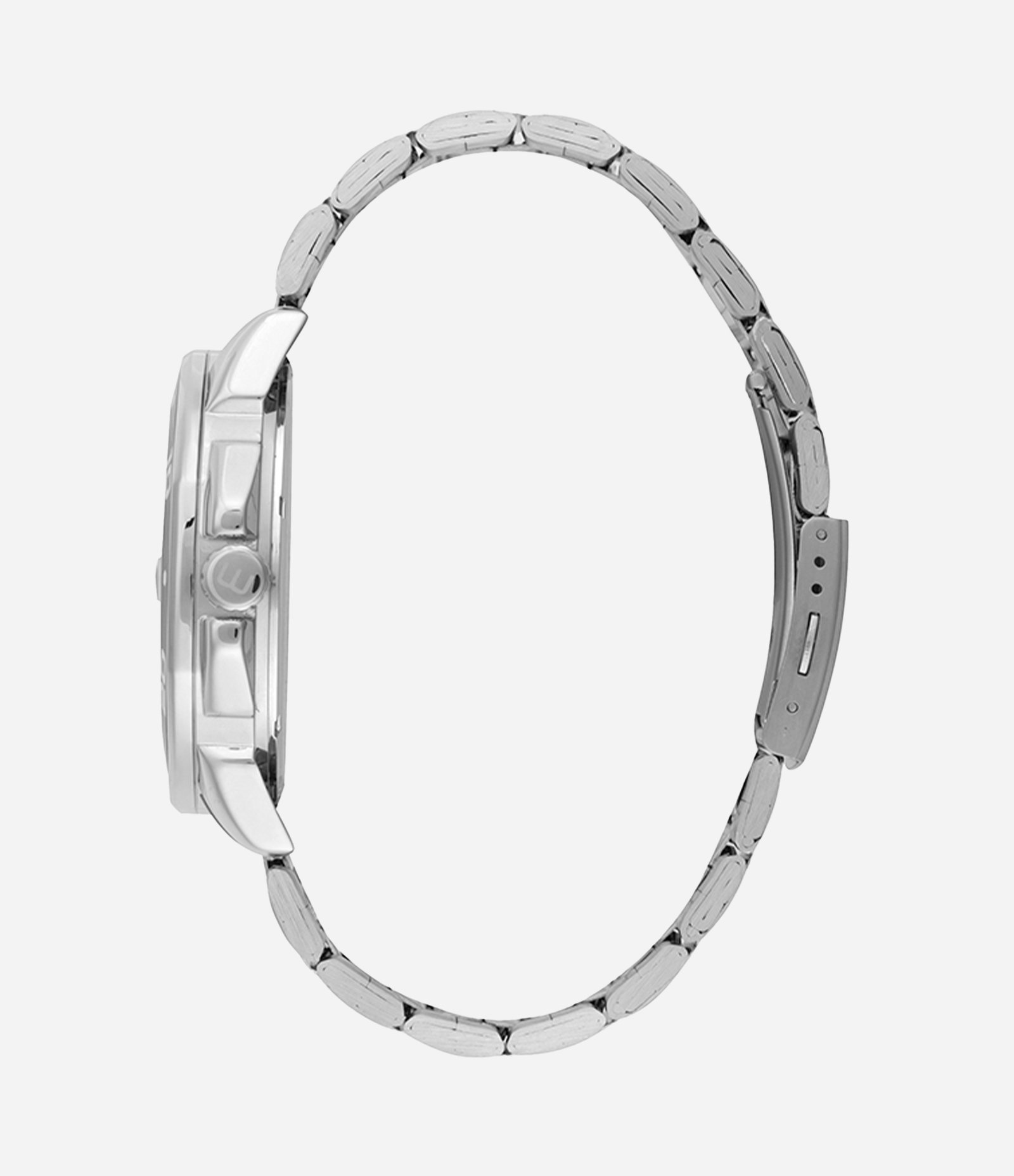 Relógio Cronógrafo Cromado Masculino Mondaine Prata 3