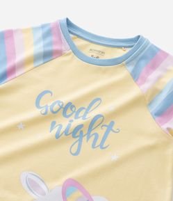 Camisola Infantil com Pompons e Estampa Lhama - Tam 5 a 14 Anos