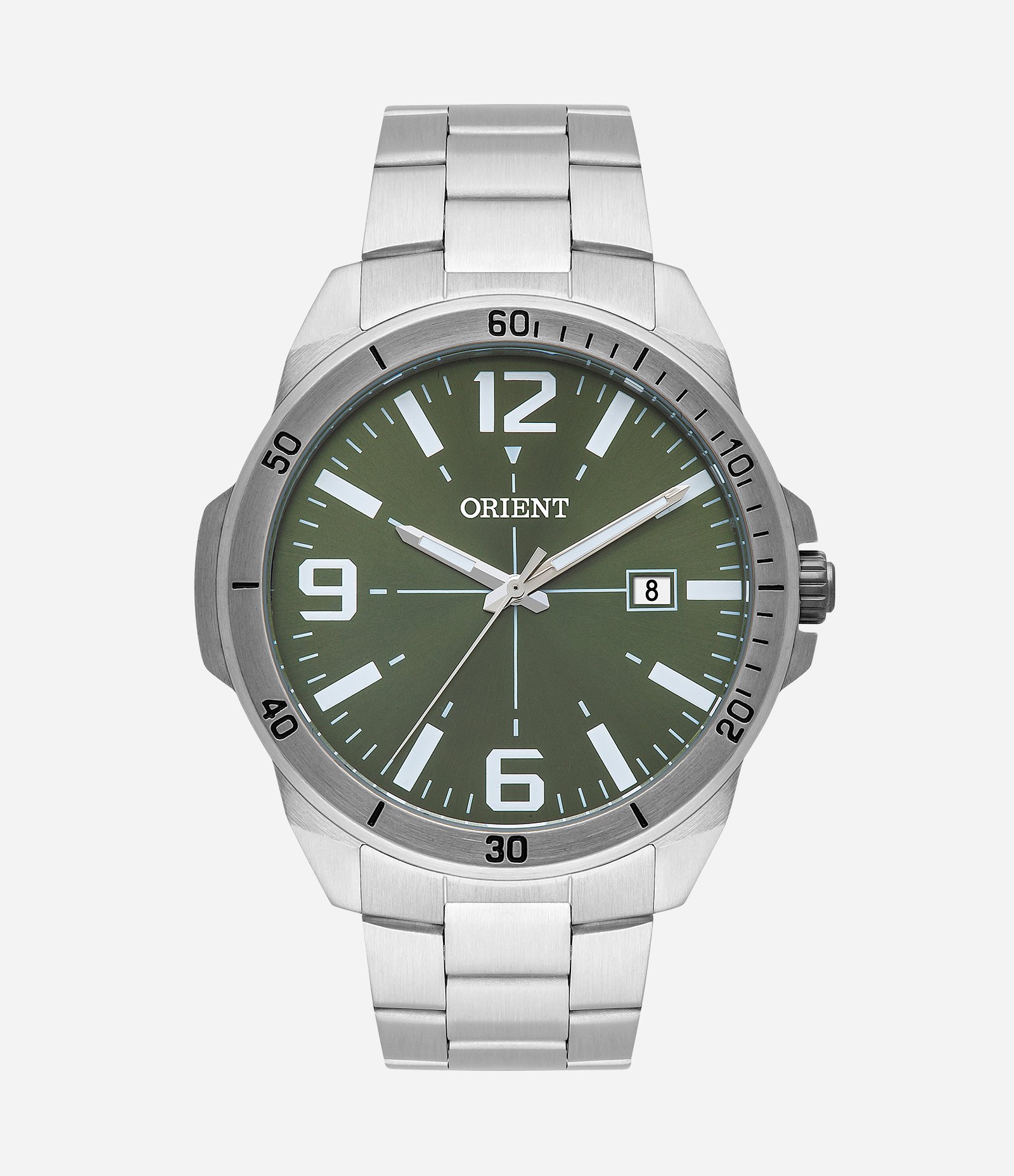 Relógio Analógico Masculino Orient Prata 1