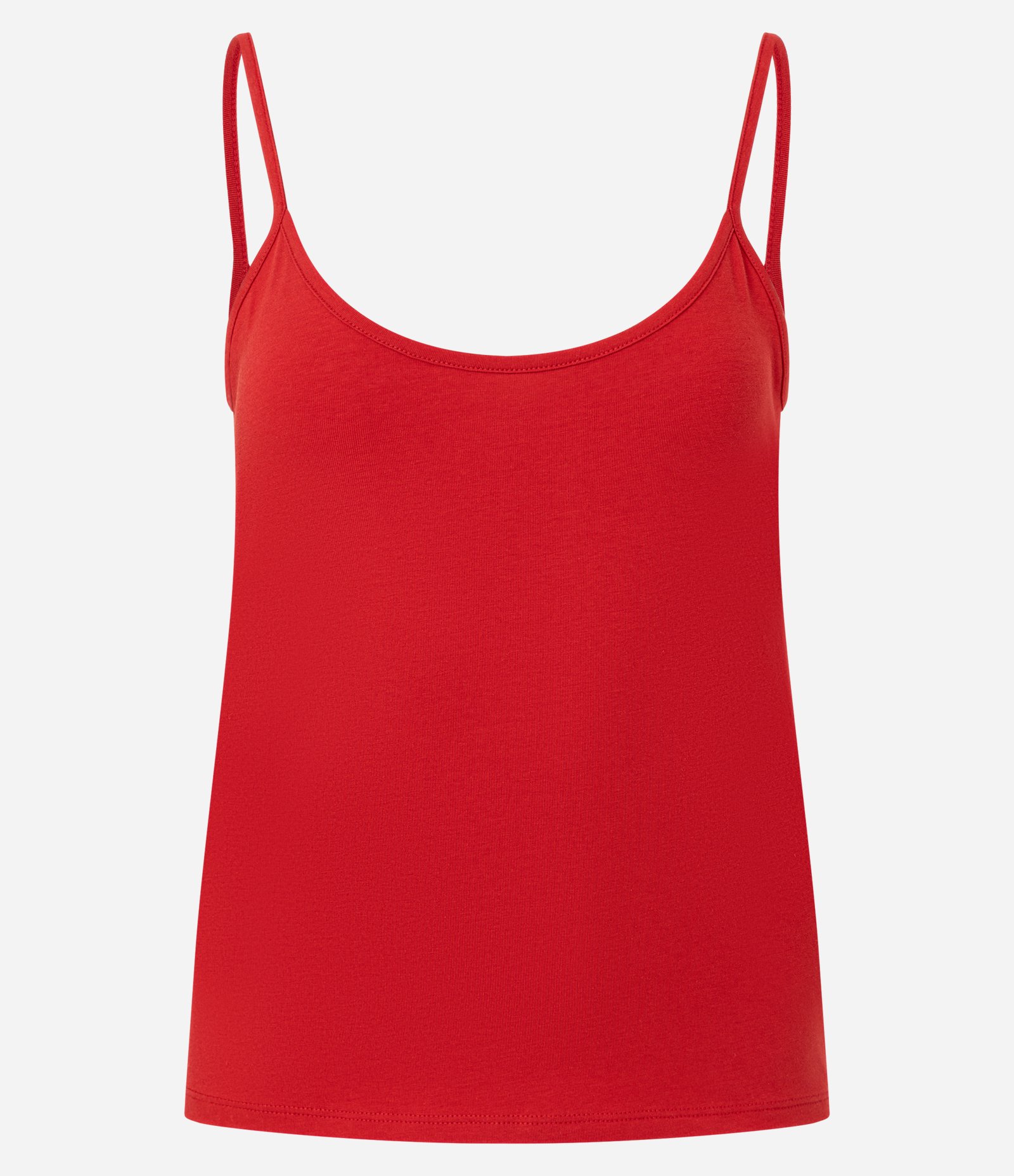 Blusa Básica de Alcinha em Algodão Peruano Vermelho 6