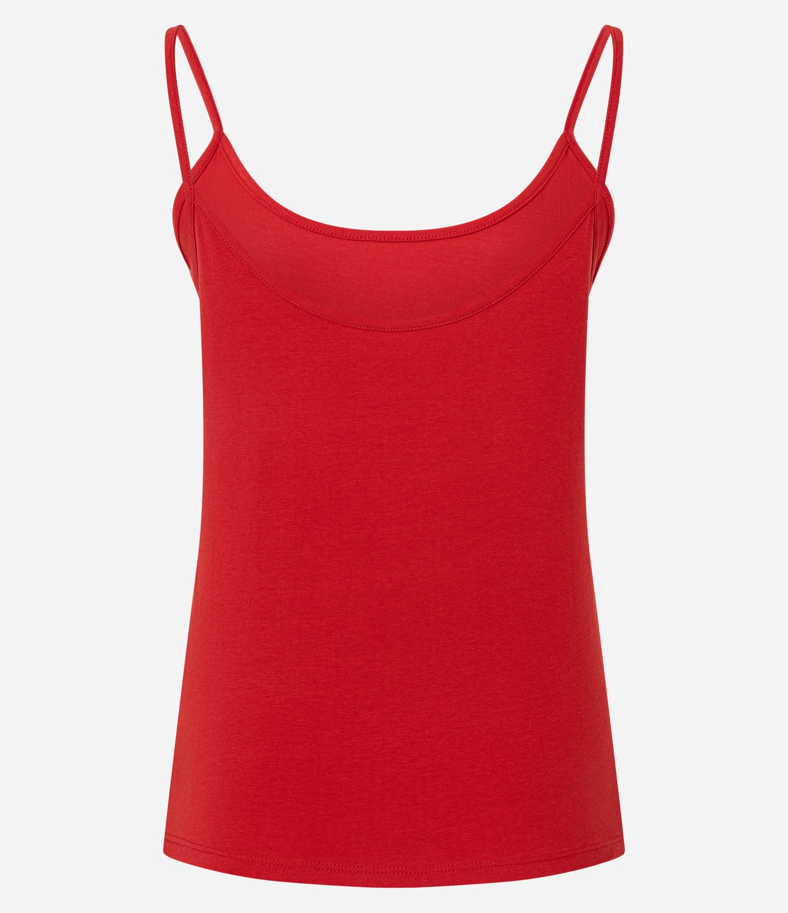 Blusa Básica de Alcinha em Algodão Peruano Vermelho 7