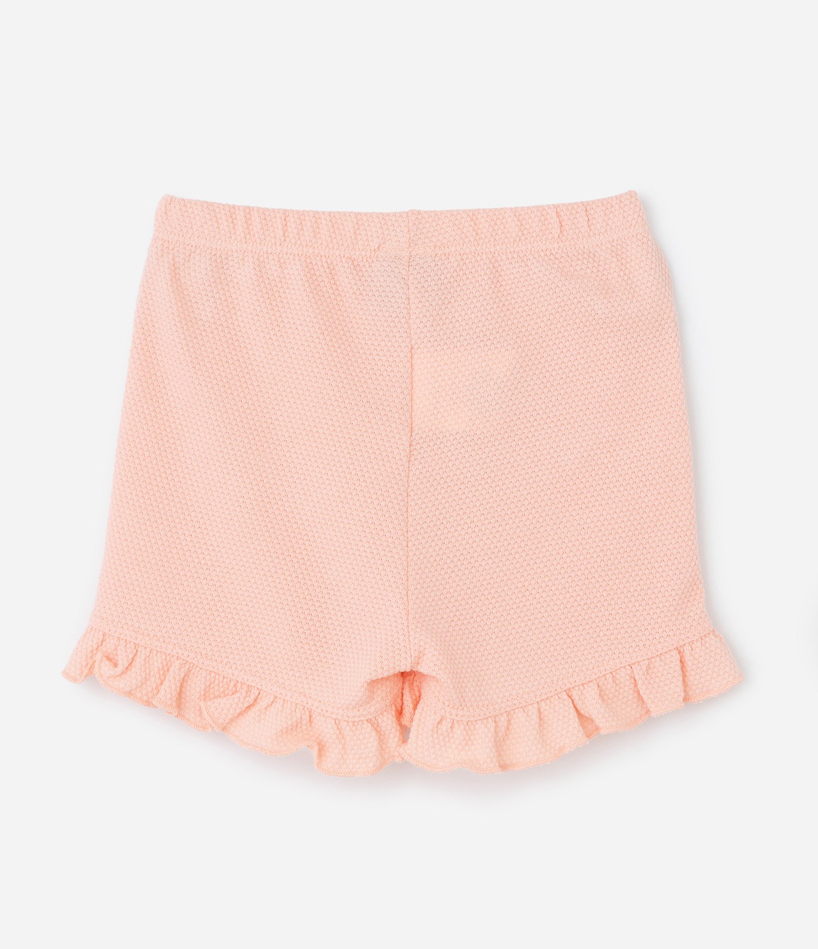 Conjunto Infantil Texturizado com Babadinhos - Tam 0 a 18 meses Rosa Pêssego 7