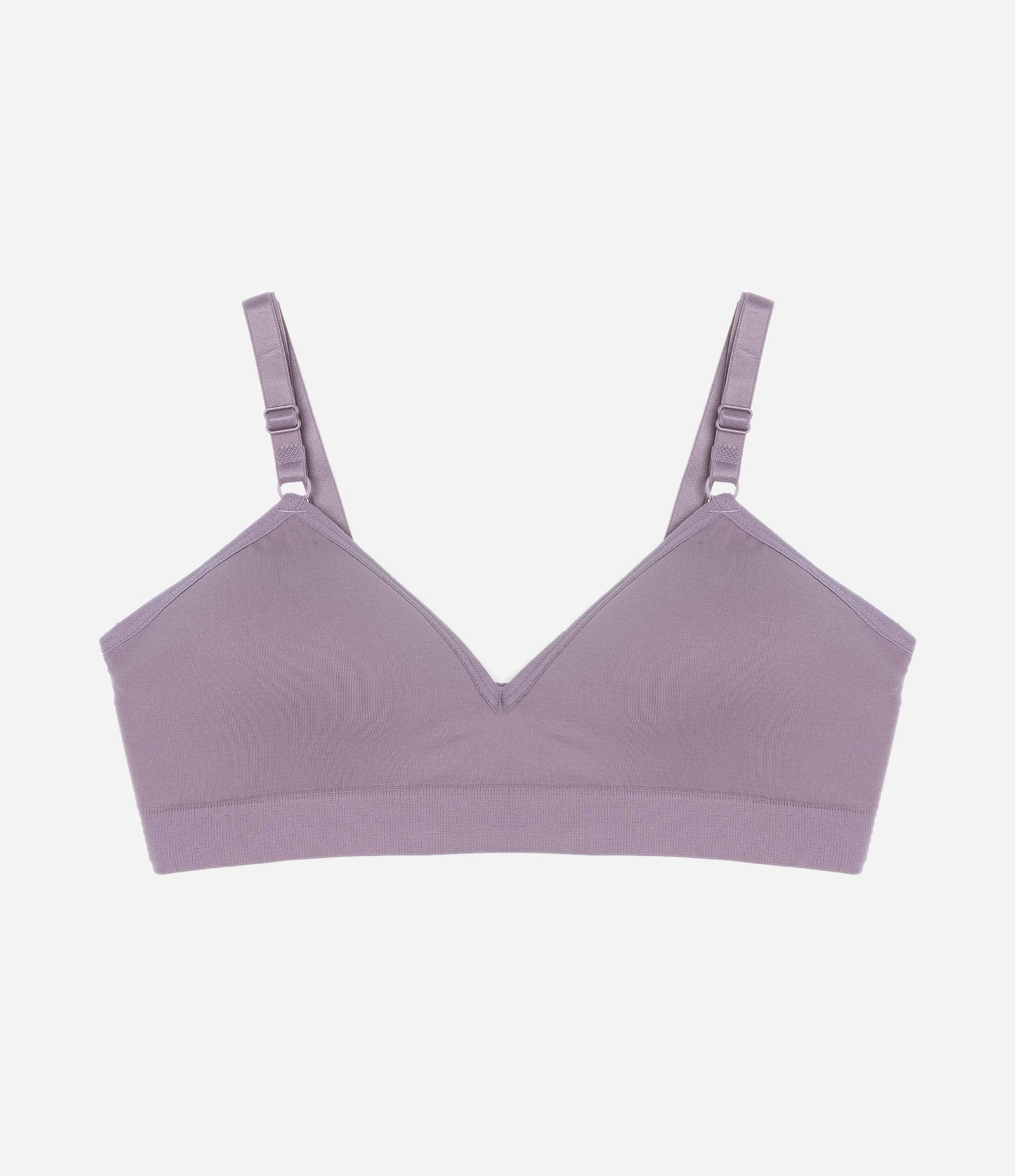 Sutiã Básico em Microfibra com Bojo e sem Aro TriFil Lilás Neutro 4