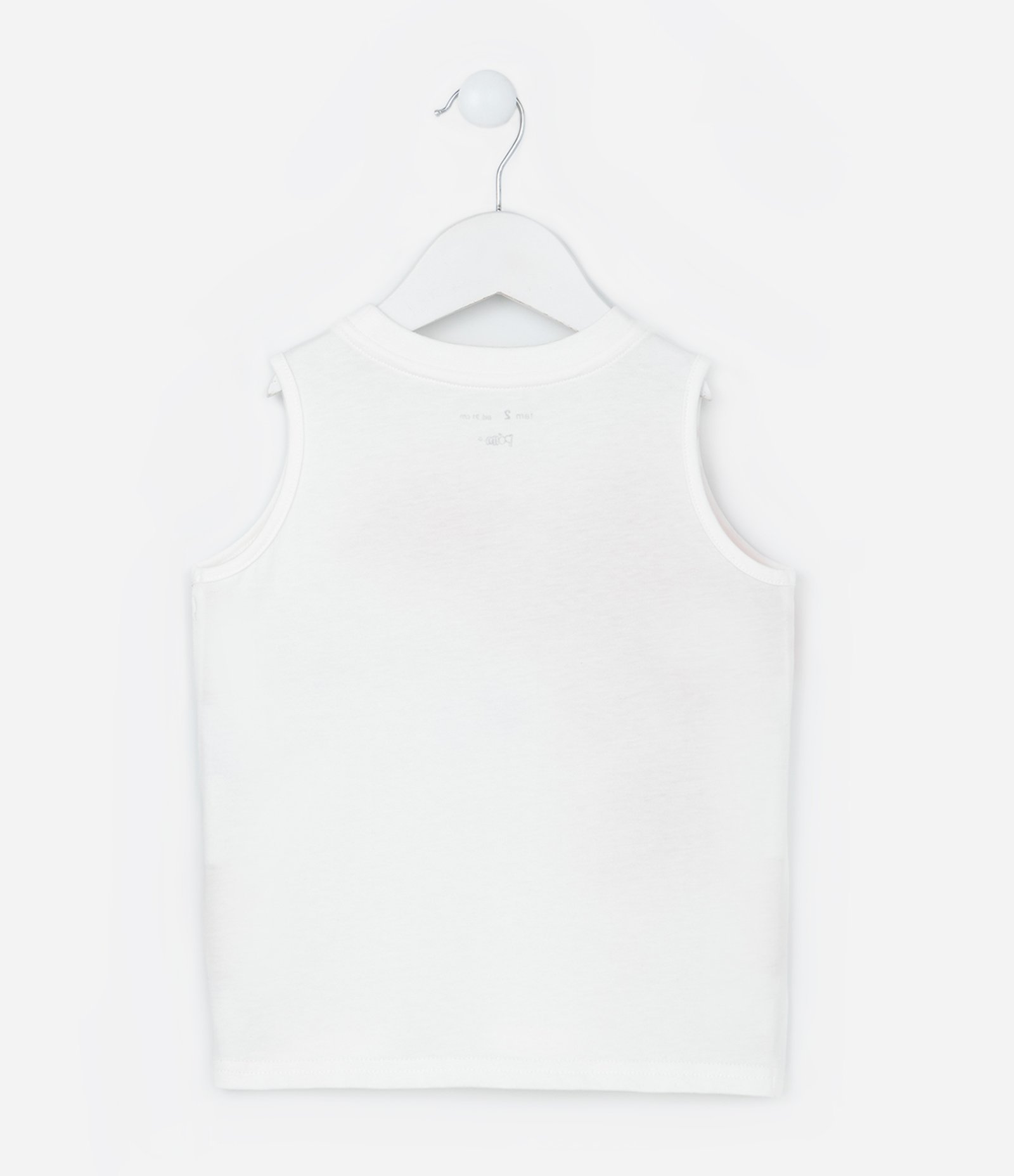 Conjunto Infantil com Estampa de Caranguejo - Tam 1 a 6 Anos Branco/Laranja 3