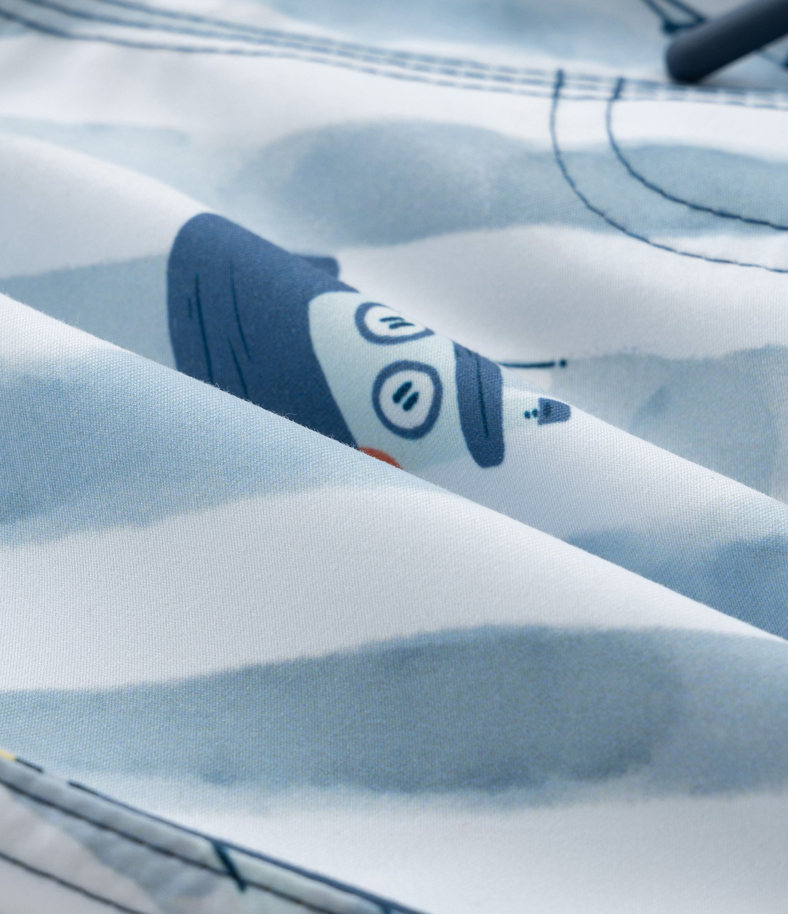 Conjunto Infantil com Estampa de Barquinhos - Tam 1 a 6 anos Amarelo/Azul 6