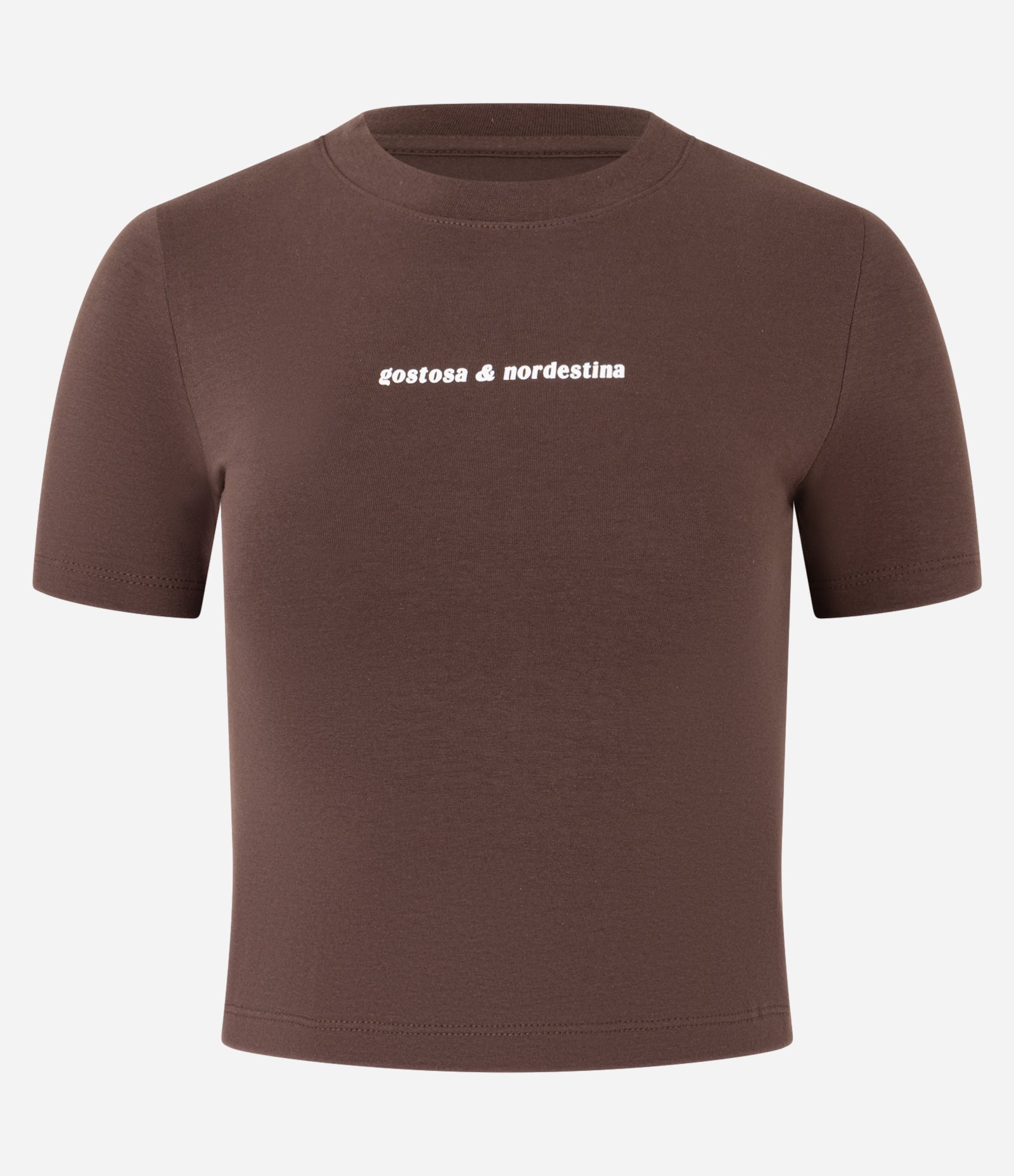 Camiseta New T-shirt com Estampa Gostosa e Nordestina Marrom 4