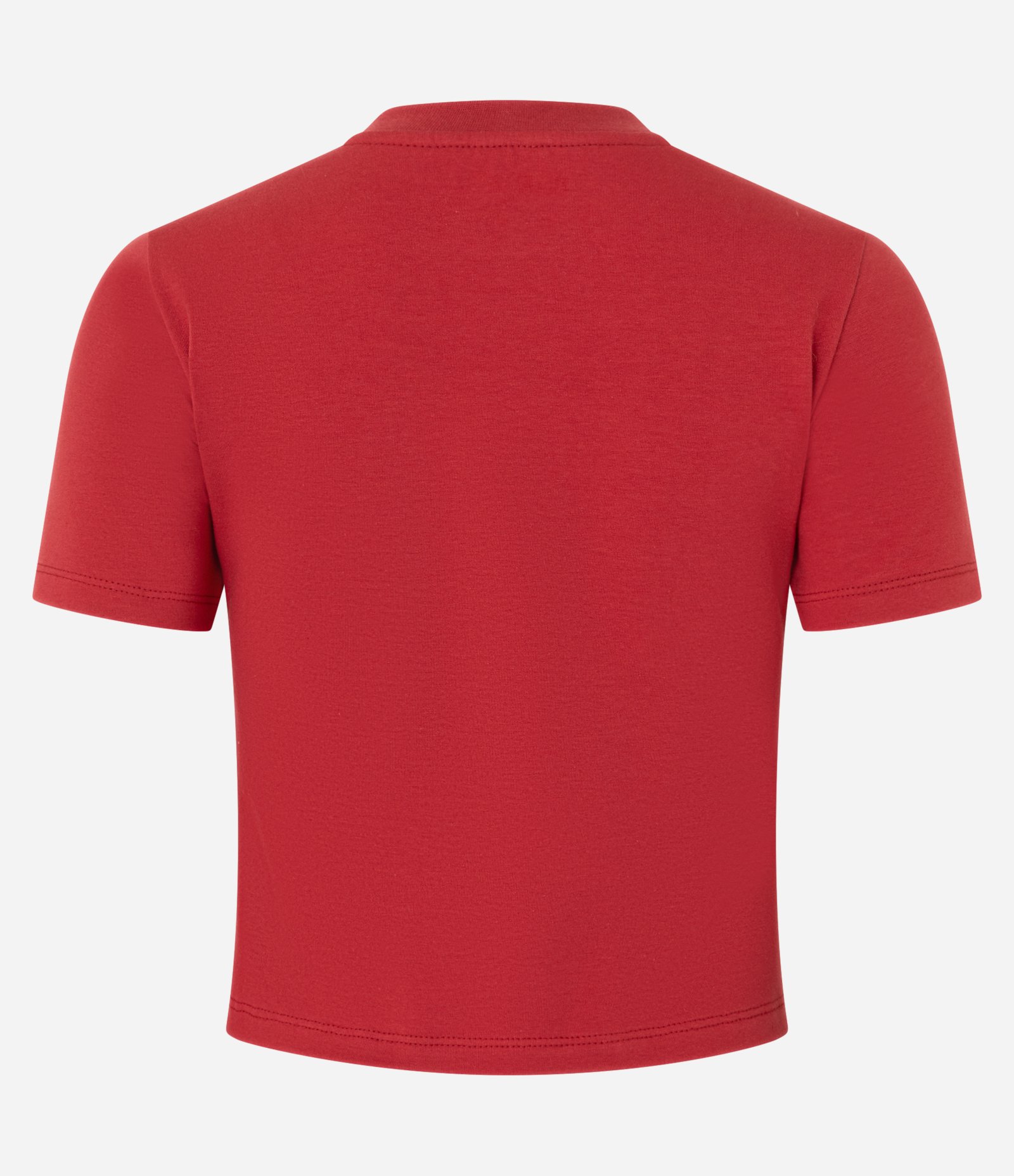 Blusa New T-shirt em Algodão com Lettering Porreta Vermelho 5