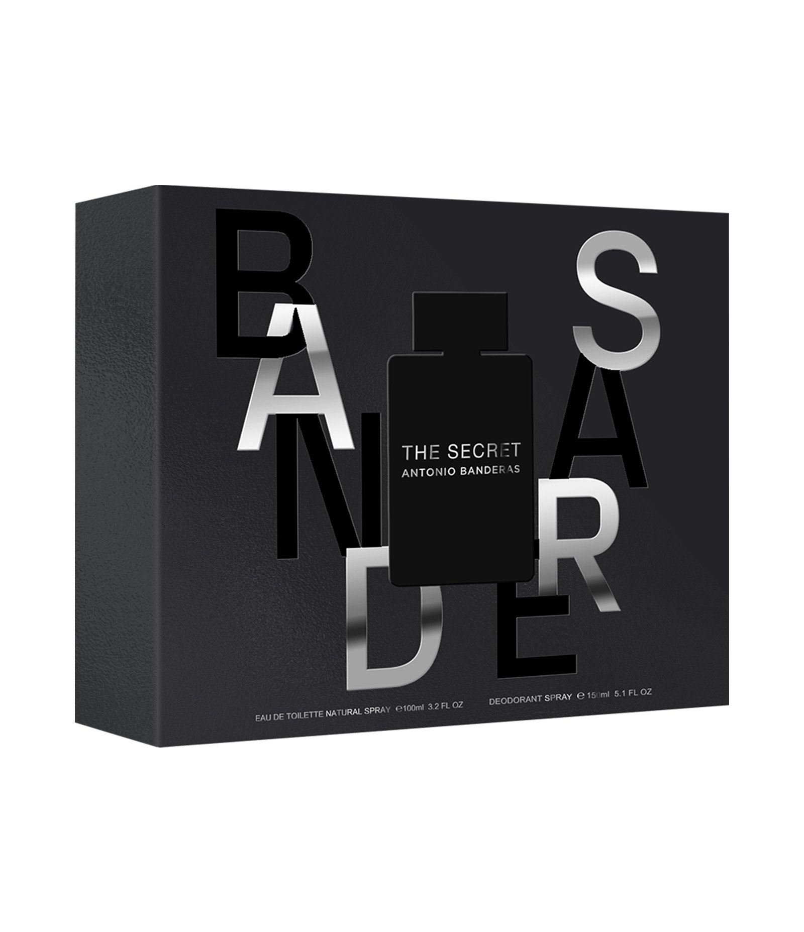 Coffret Perfume Banderas The Secret Eau de Toilette 100ml + Desodorante Spray 150ml KIT 2
