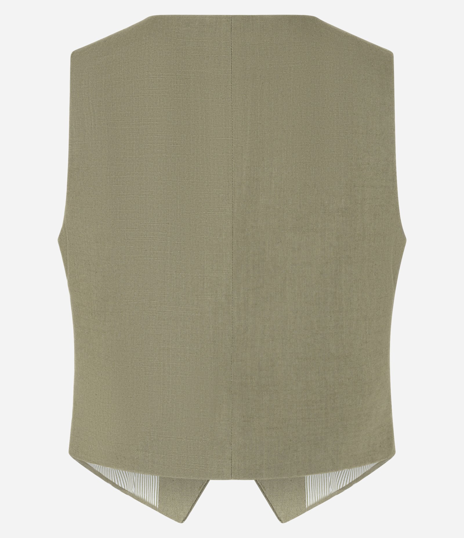 Colete Slim em Viscolinho com Botões Matizados Verde 6