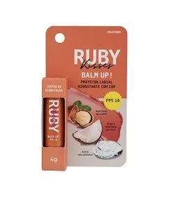Protetor Labial Hidratante com Cor FPS10 Balm Up! Hands Up! Ruby Kisses