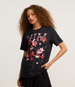Camiseta T-shirt em Algodão com Estampa Ele Meninas Super Poderosas