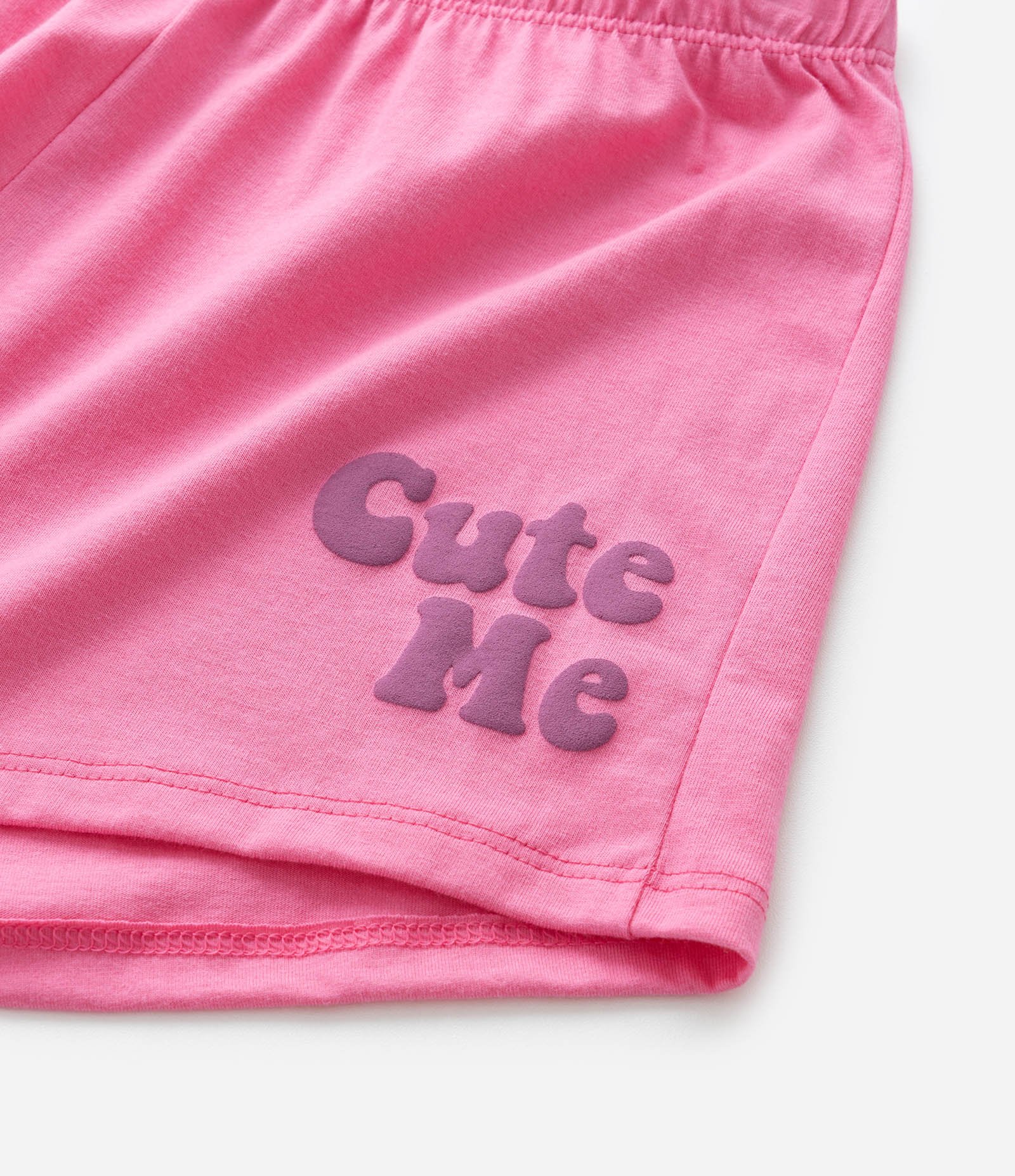 Pijama Infantil com Amarração e Estampa Urso - Tam 5 a 12 Anos Bege/Rosa 7