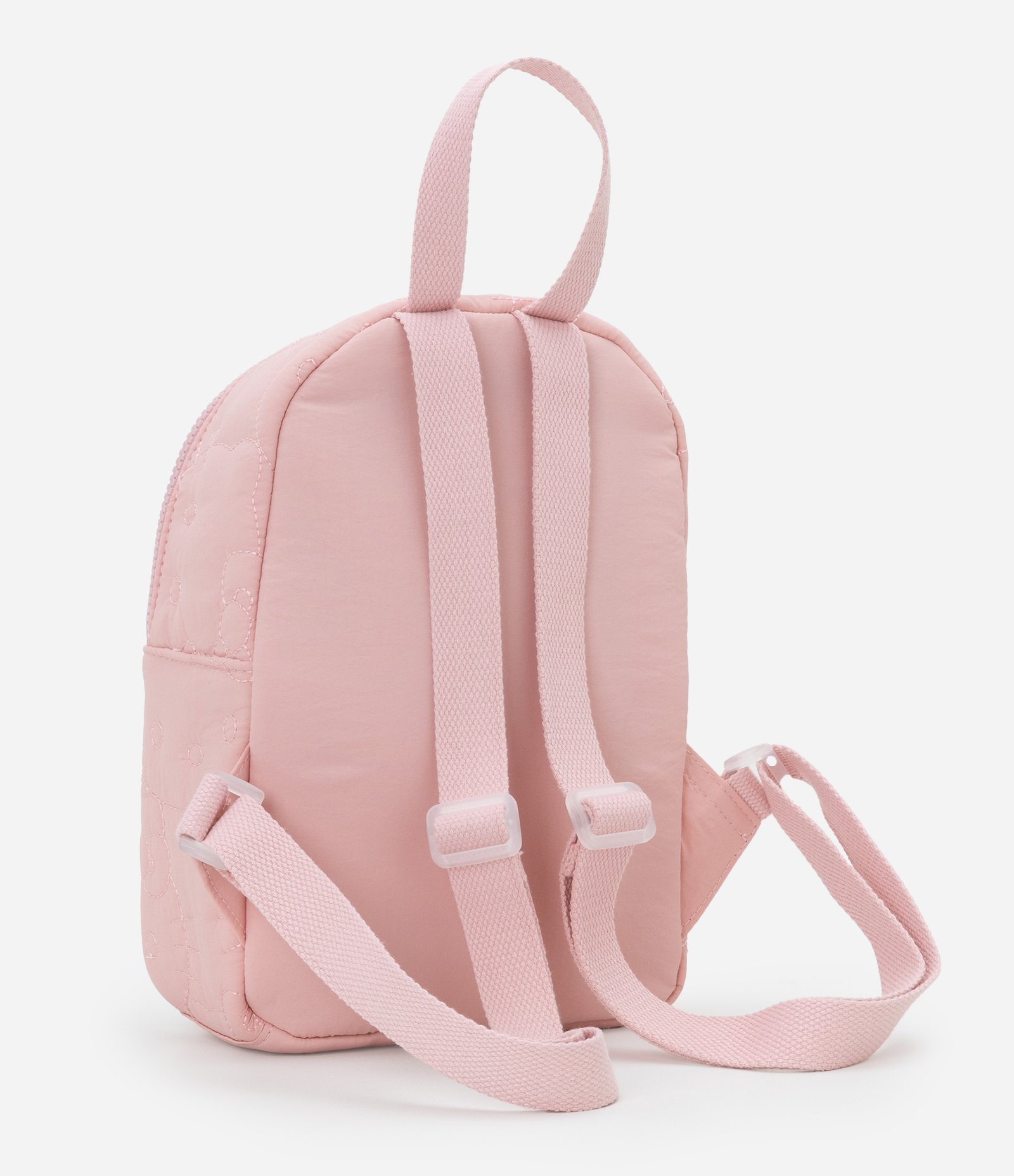 Mochila Infantil com Bolsinho Frontal e Estampa do Hello Kitty - Tam Único Rosa 4