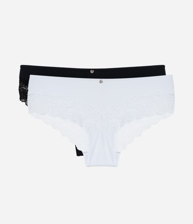 Kit 02 Calcinhas Boyshort em Microfibra