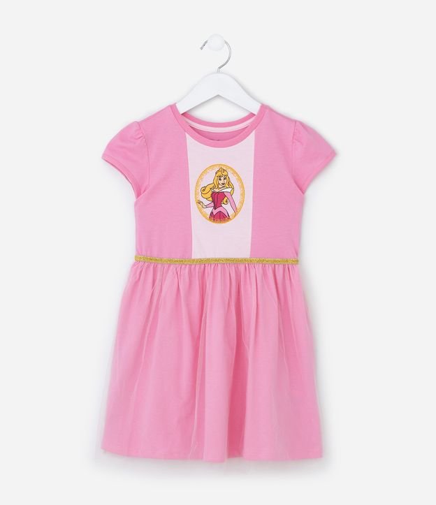 Camisola Infantil com Estampa Bela Adormecida - Tam 3 a 6 Anos