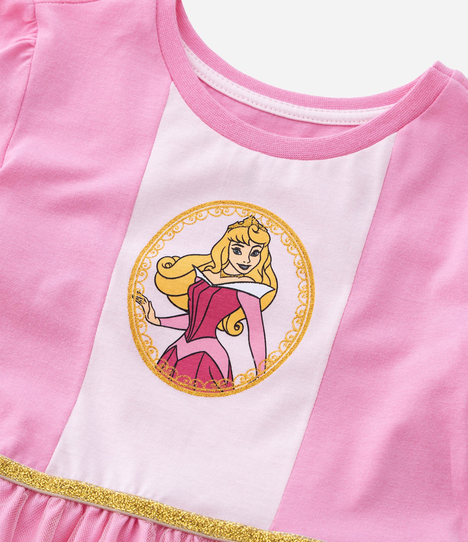 Camisola Infantil com Estampa Bela Adormecida - Tam 3 a 6 Anos Rosa 6