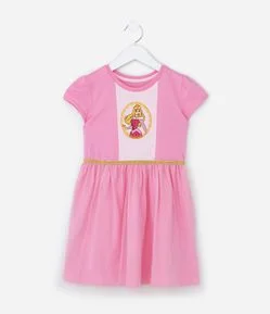 Camisola Infantil com Estampa Bela Adormecida - Tam 3 a 6 Anos