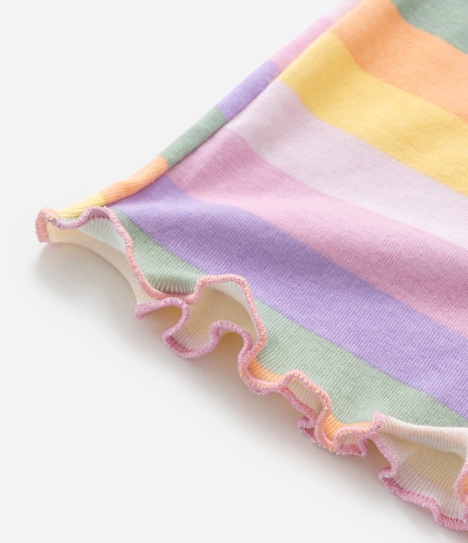 Camisola Infantil em Ribana com Estampa de Listras e Lettering com Formato de Coração - Tam 5 a 14 Anos Multicores 4