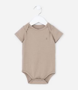 Body Infantil em Algodão Básico - Tam RN a 18 meses