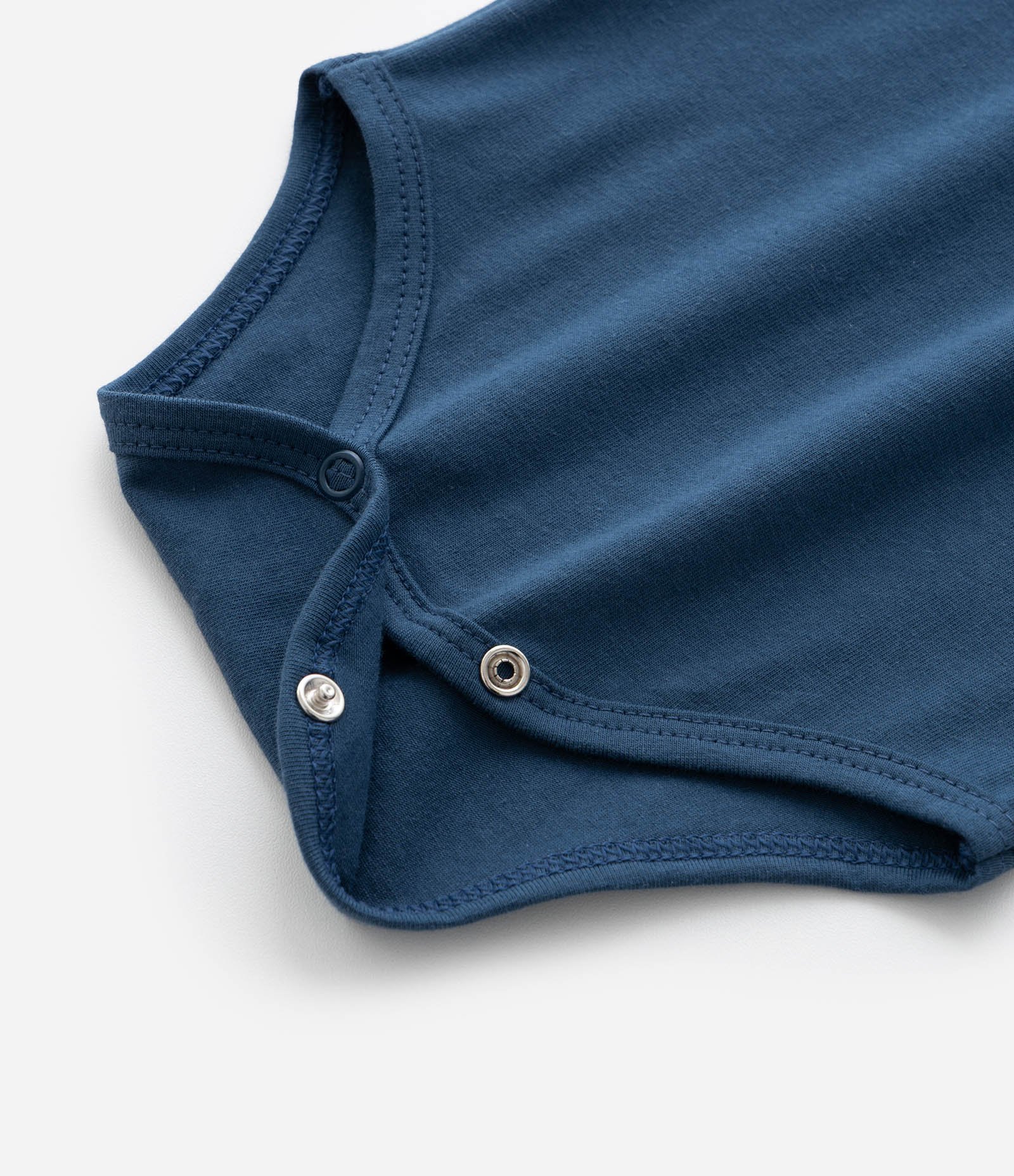 Body Infantil em Algodão Básico - Tam RN a 18 meses Azul 6