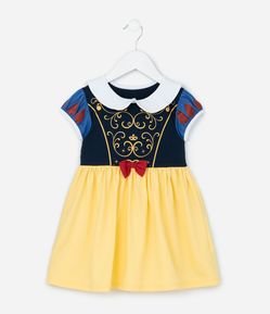 Camisola Infantil com Estampa Branca de Neve - Tam 2 a 6 Anos