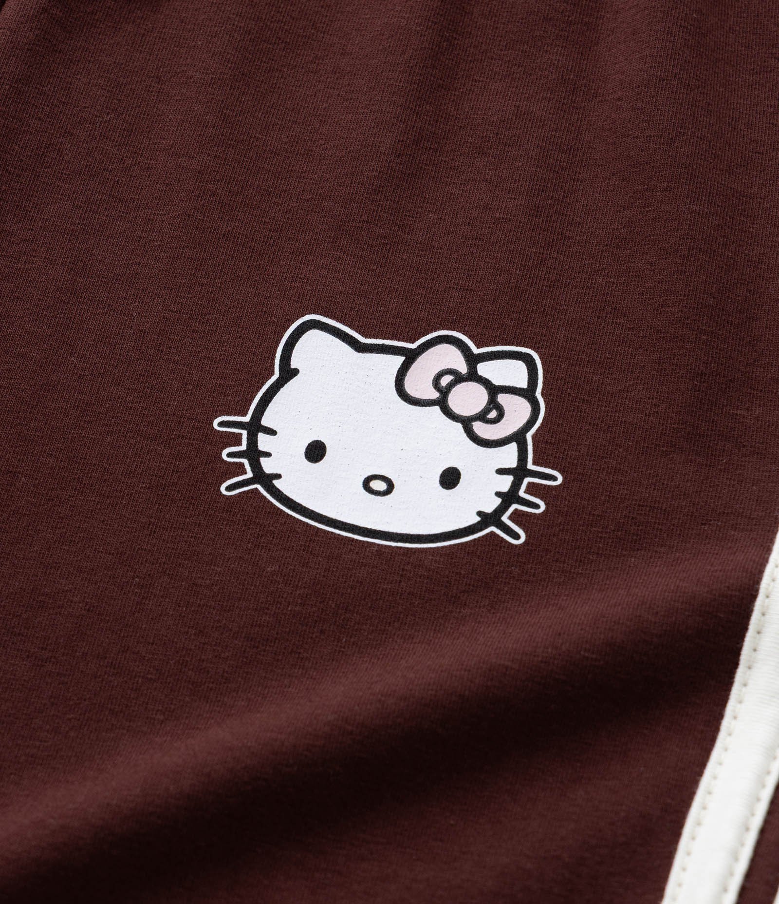 Calça Flare Infantil com Estampa Hello Kitty - Tam 5 a 14 Anos Marrom 4