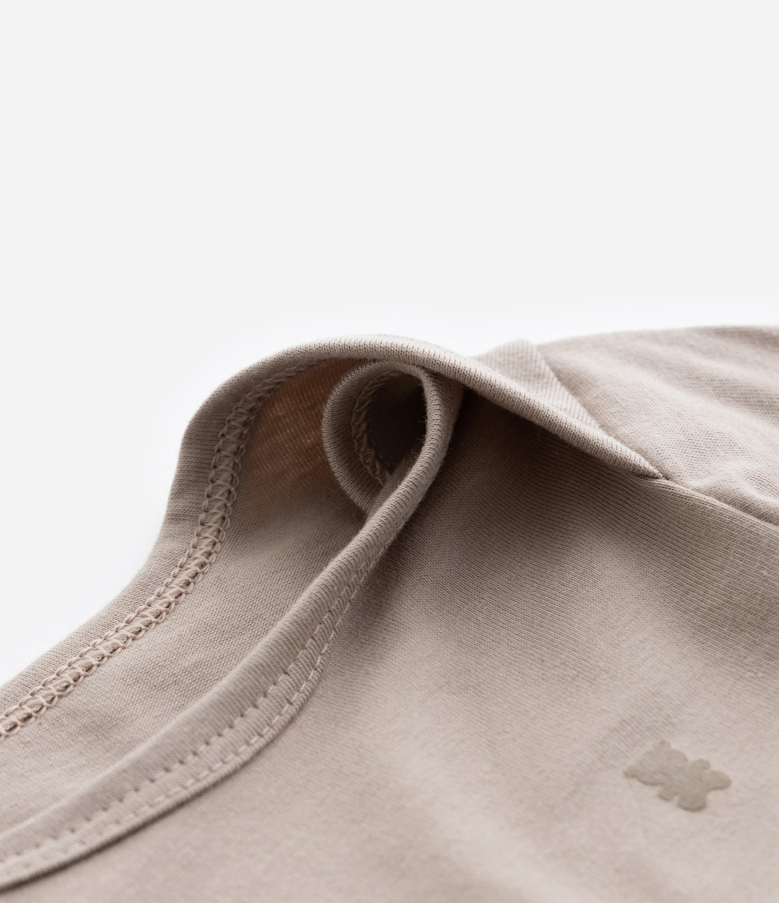 Body Infantil em Algodão Básico - Tam RN a 18 meses Marrom Claro 4