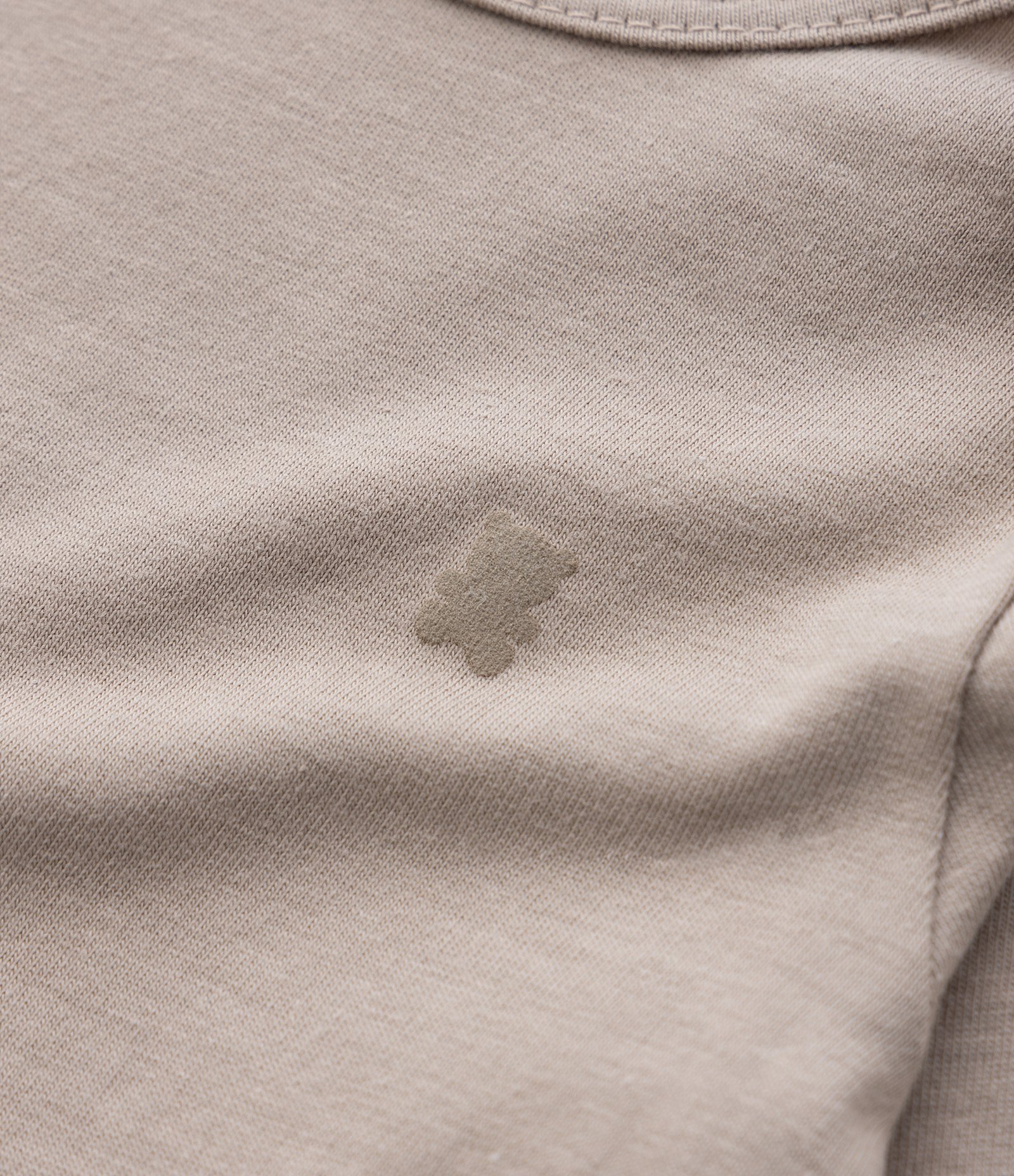 Body Infantil em Algodão Básico - Tam RN a 18 meses Marrom Claro 6