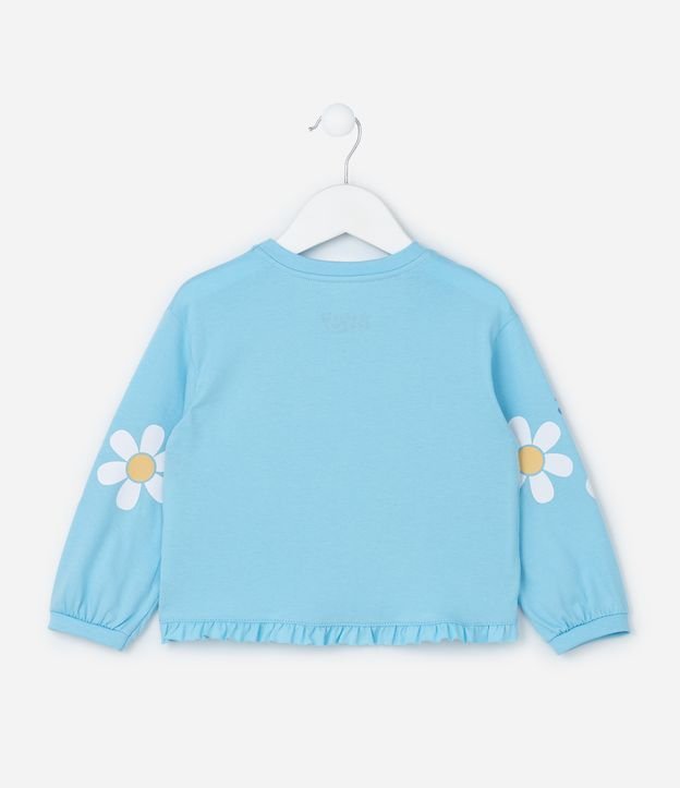 Blusa Infantil com Babadinho e Estampa Bluey - Tam 1 a 6 Anos