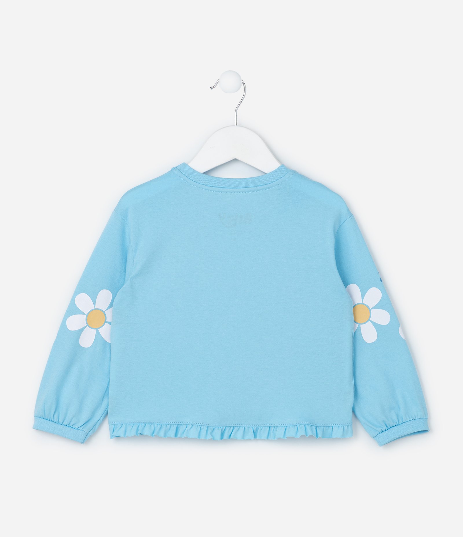 Blusa Infantil com Babadinho e Estampa Bluey - Tam 1 a 6 Anos Azul 2