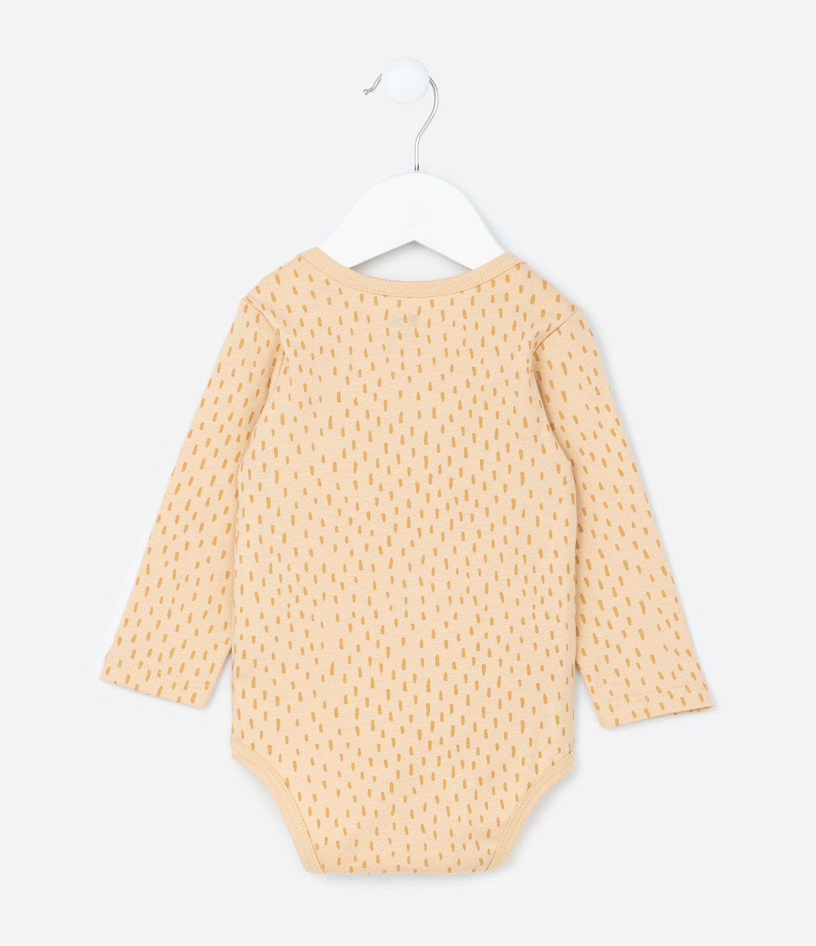 Body Infantil com Estampa Carinha de Bichinhos - Tam RN a 18 meses Amarelo 3