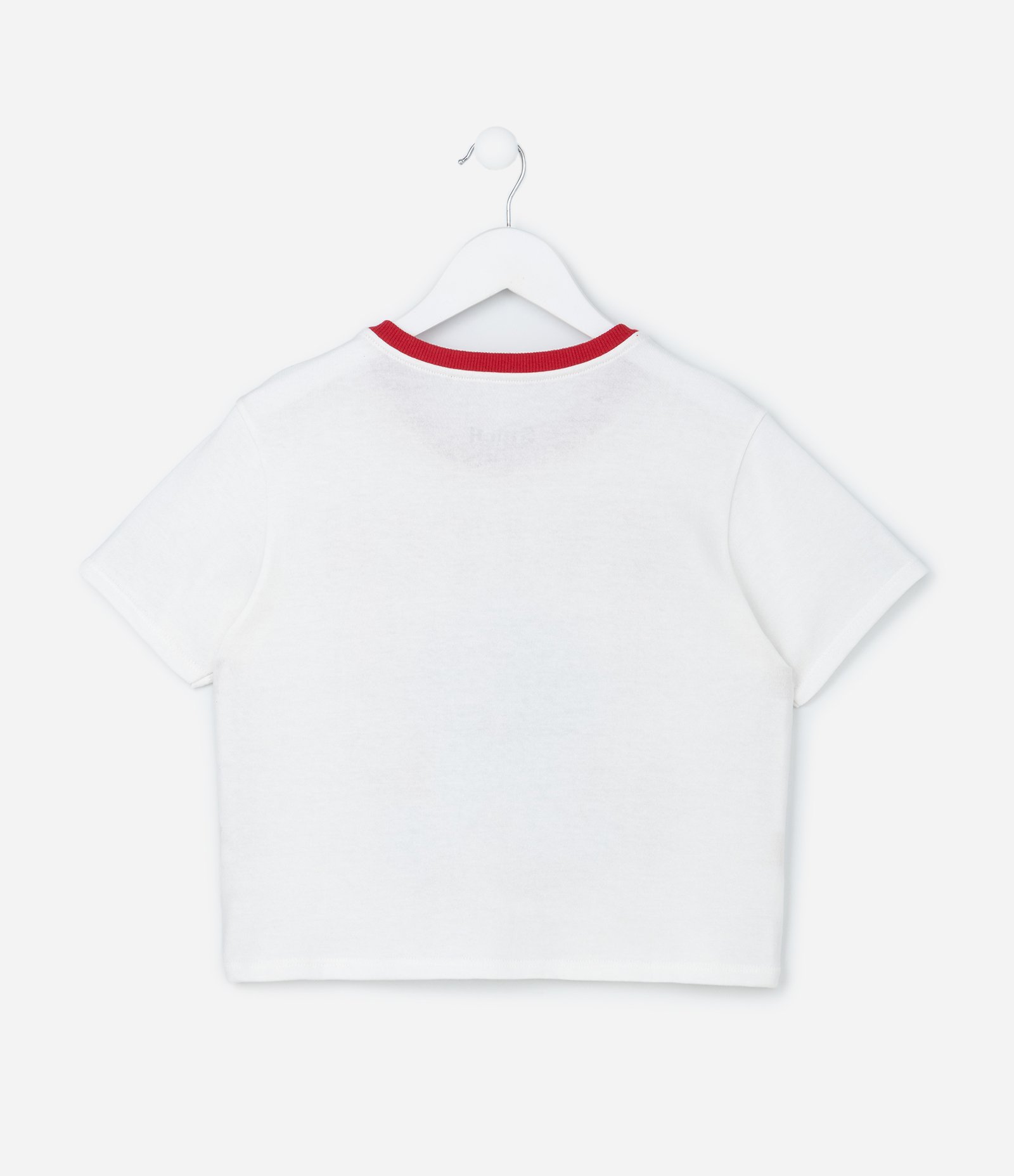 Blusa Infantil com Estampa do Stitch - Tam  5 a 14 Anos Branco 2