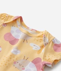Body Infantil com Estampa Bichinhos - Tam RN a 18 meses