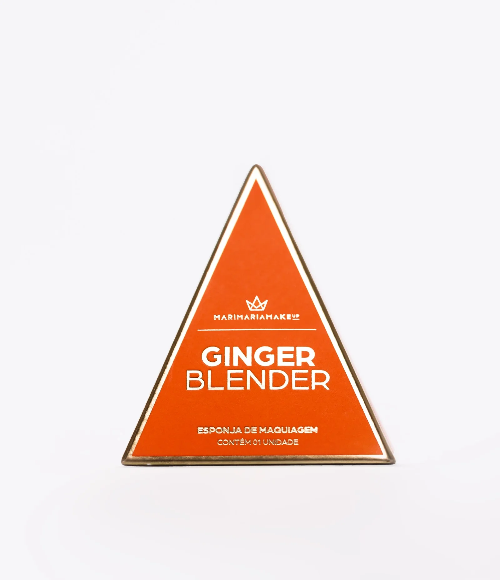 Esponja Pirâmide Mari Maria Makeup Ginger Blender Laranja 2