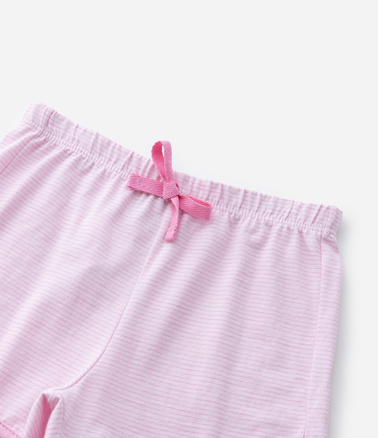 Pijama Curto Infantil com Estampa Listrada Hello Kitty - Tam 2 a 6 Anos Rosa 8