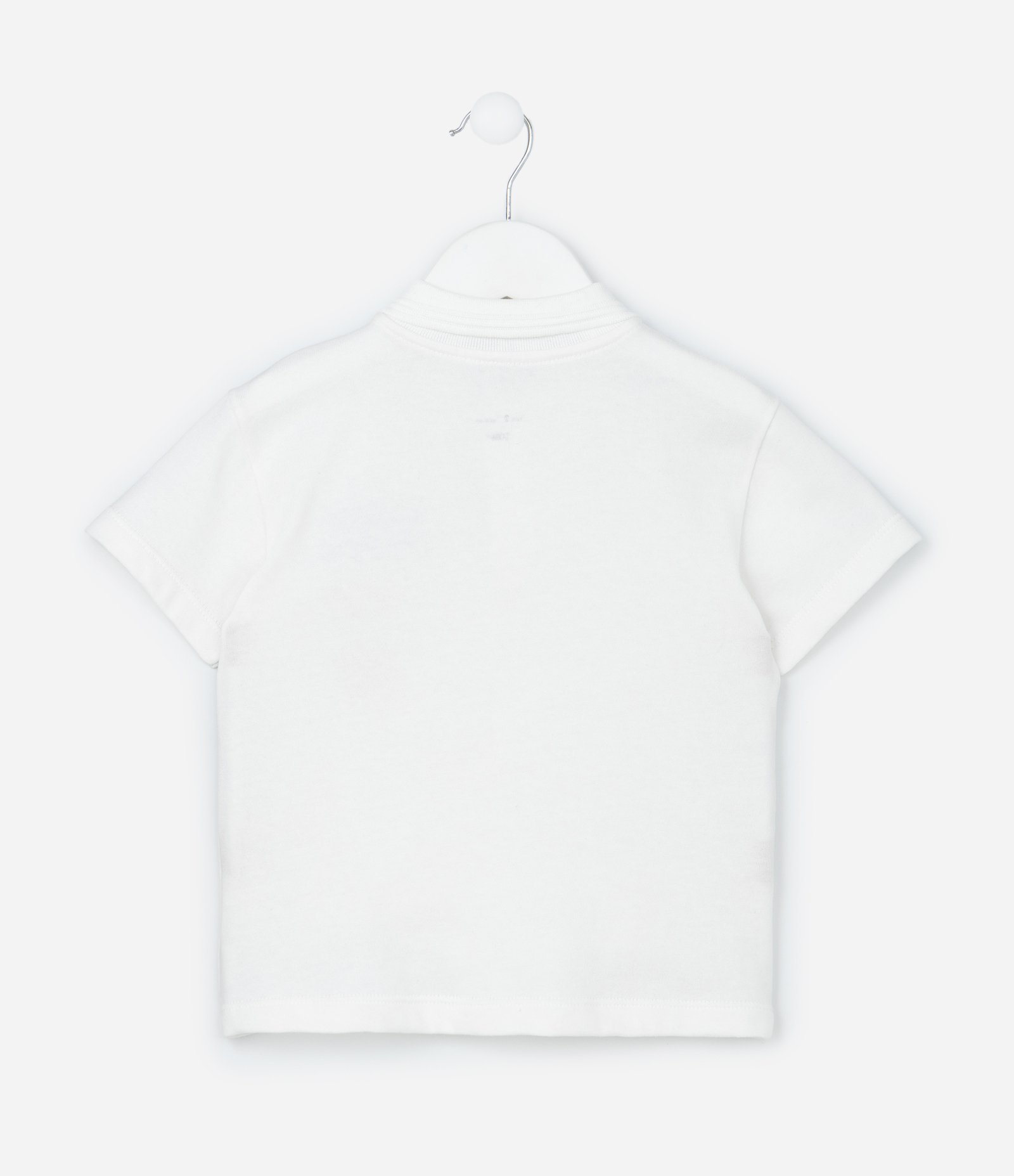 Camisa Infantil Polo com Estampa de Carro Racing - Tam 1 a 5/6 Anos Branco 2