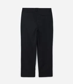 Calça Baggy em Sarja Alfaiatada com Pregas