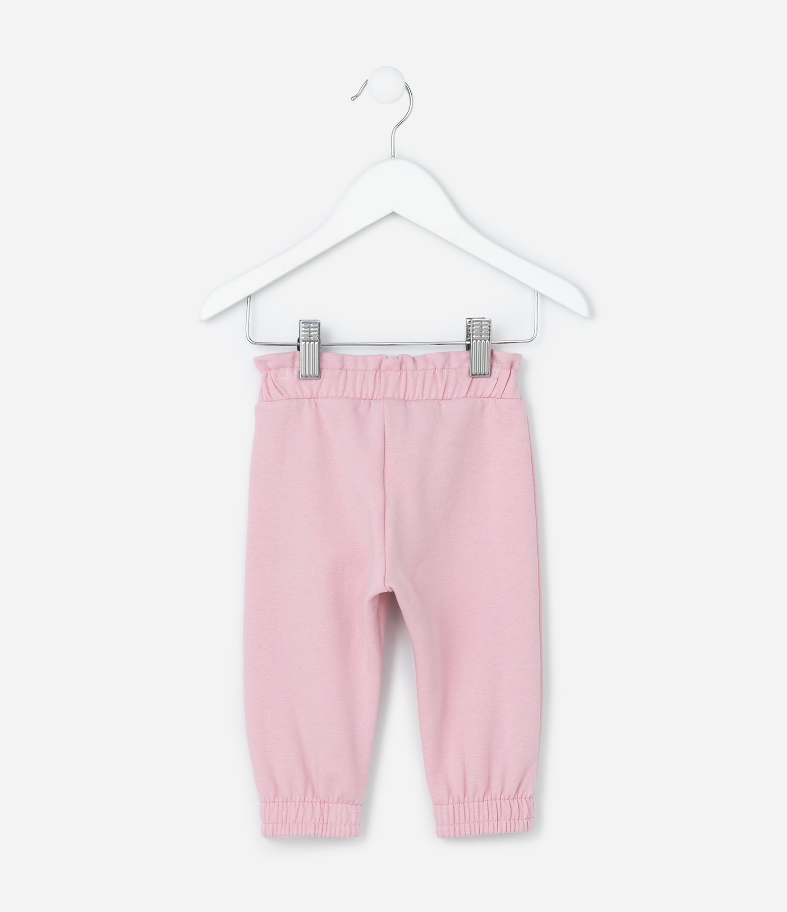 Calça Clochard Infantil Quentinha com Lacinho Aplicado - Tam 0 a 18 meses Rosa 3