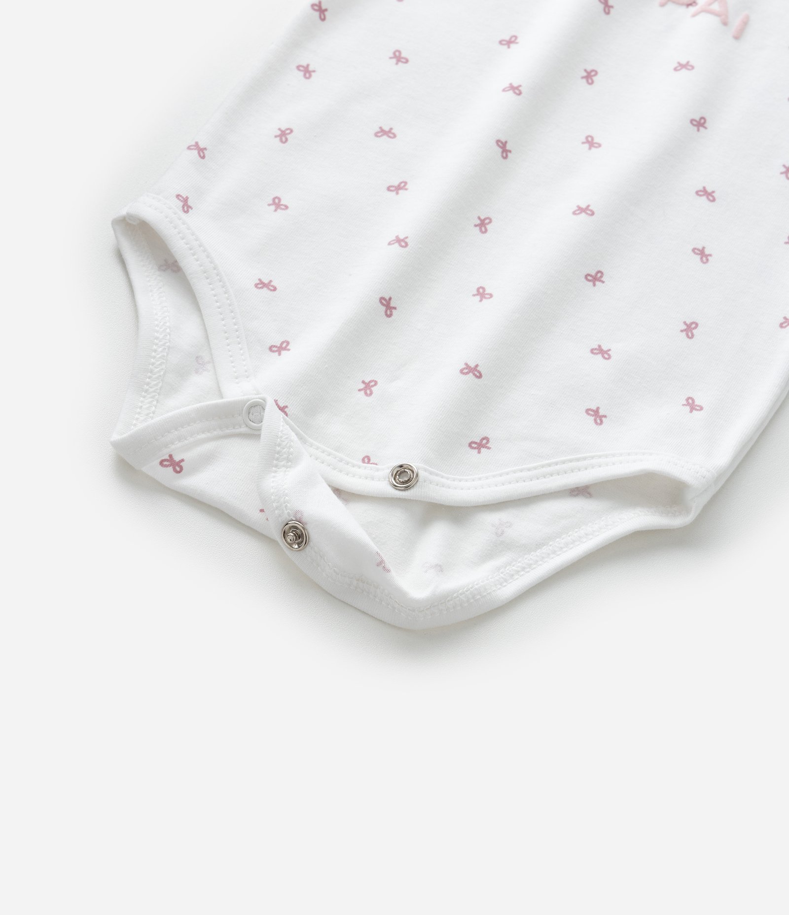 Body Infantil com Lettering Presentinho do Papai - Tam RN a 18 meses Branco 4