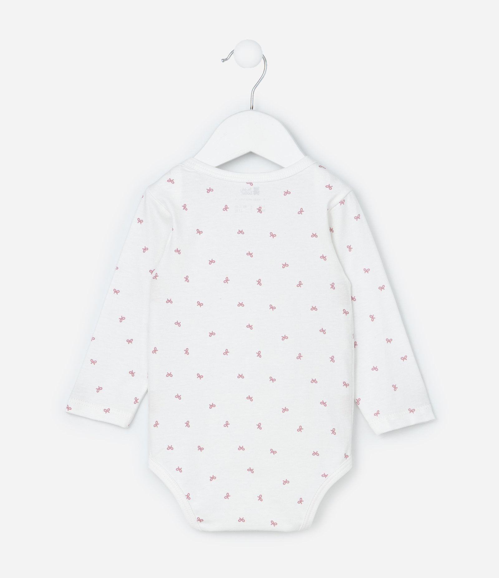 Body Infantil com Lettering Presentinho do Papai - Tam RN a 18 meses Branco 2