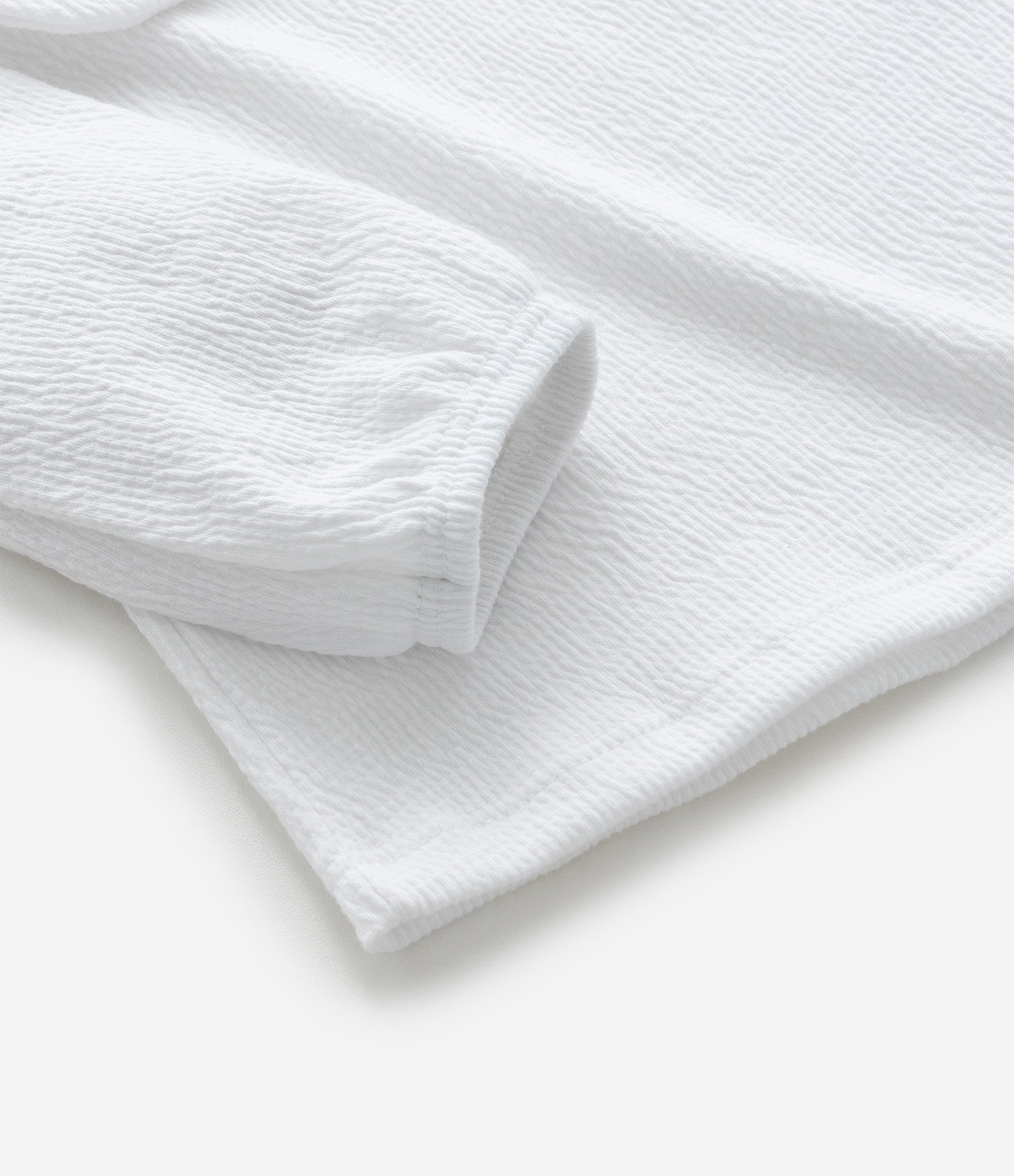 Conjunto Infantil Texturizado com Gola Laço - Tam Meia 0 a 18 meses Branco/Bege 12