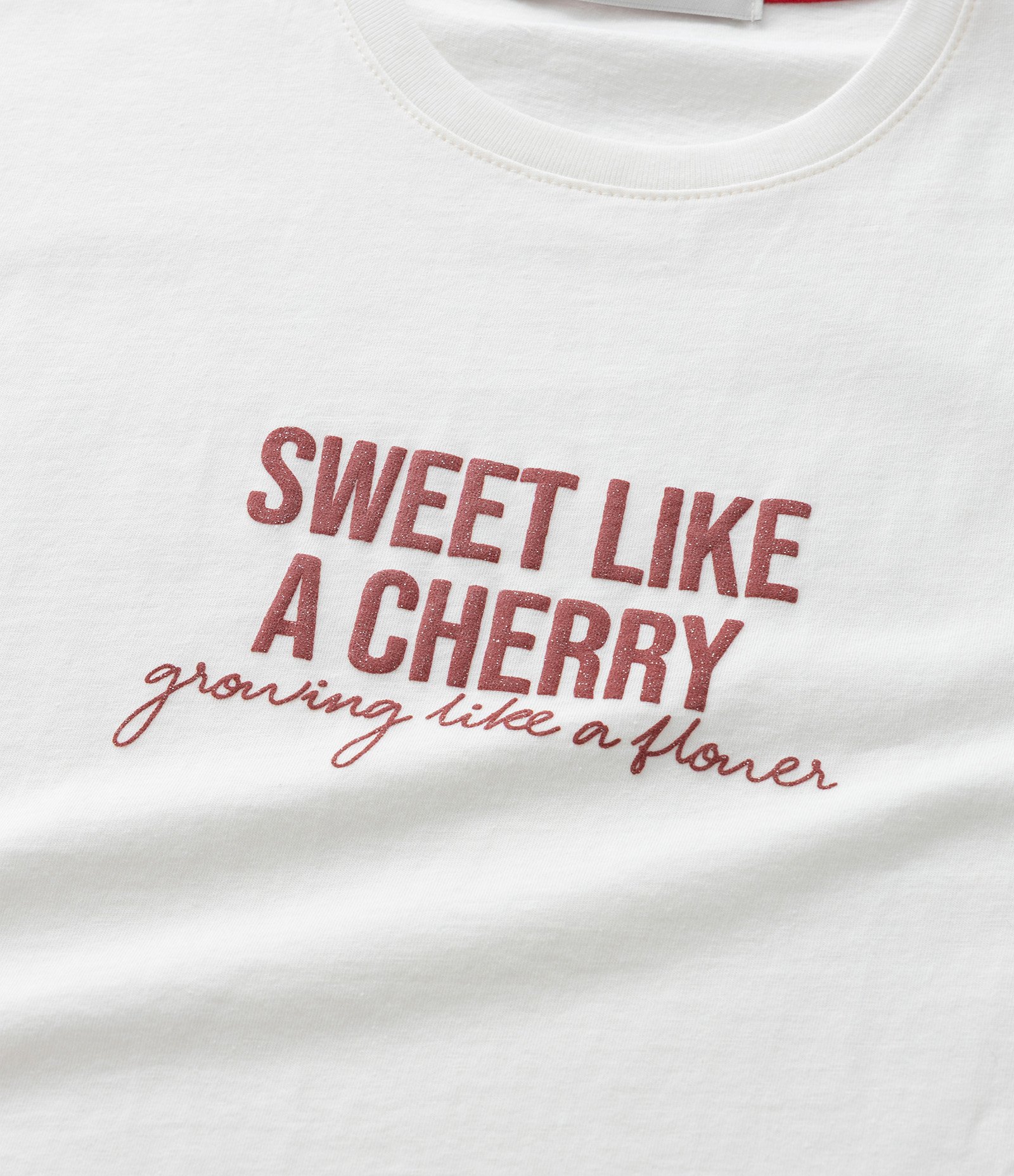 Camiseta Infantil com Lettering e Lenço - Tam 5 a 14 Anos Branco 5