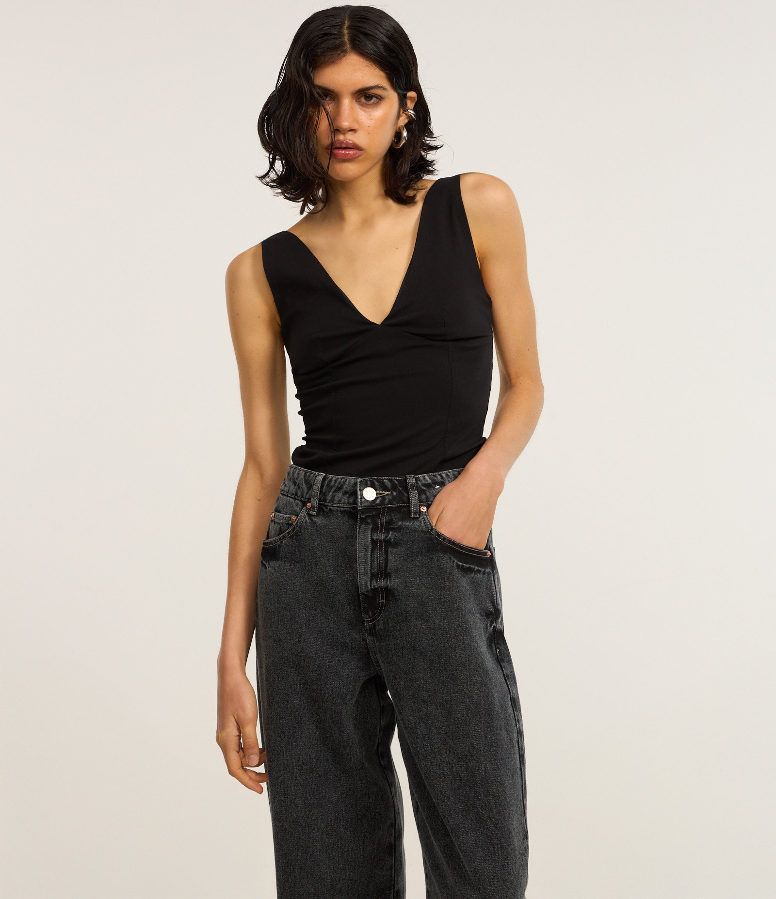 Calça Baggy em Jeans 2