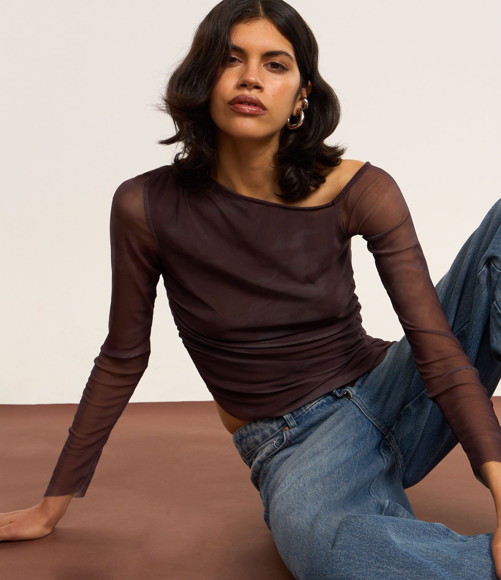 Calça Baggy em Jeans Azul 7