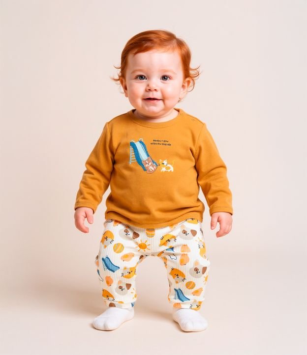 Cor: Amarelo | Tamanho: 0-3M