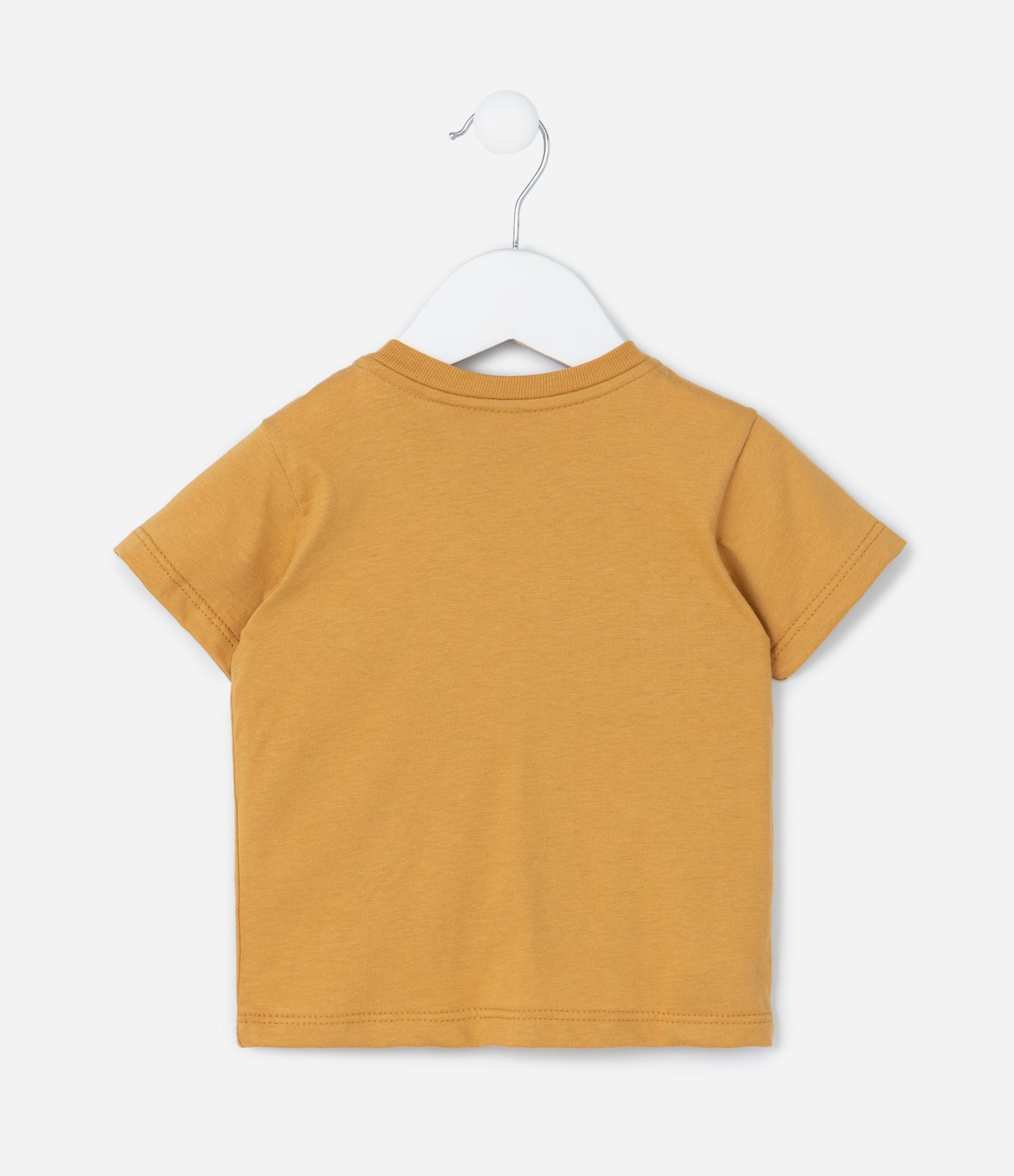 Conjunto Infantil com Estampa Cachorros no Escorregador - Tam 0 a 18 meses Amarelo 3