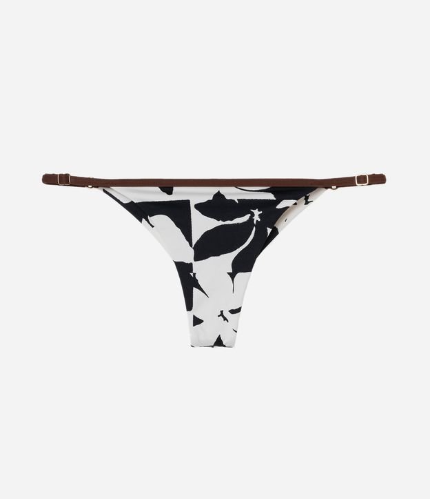 Biquíni Calcinha String com Estampa Floral e Efeito Empina Bumbum