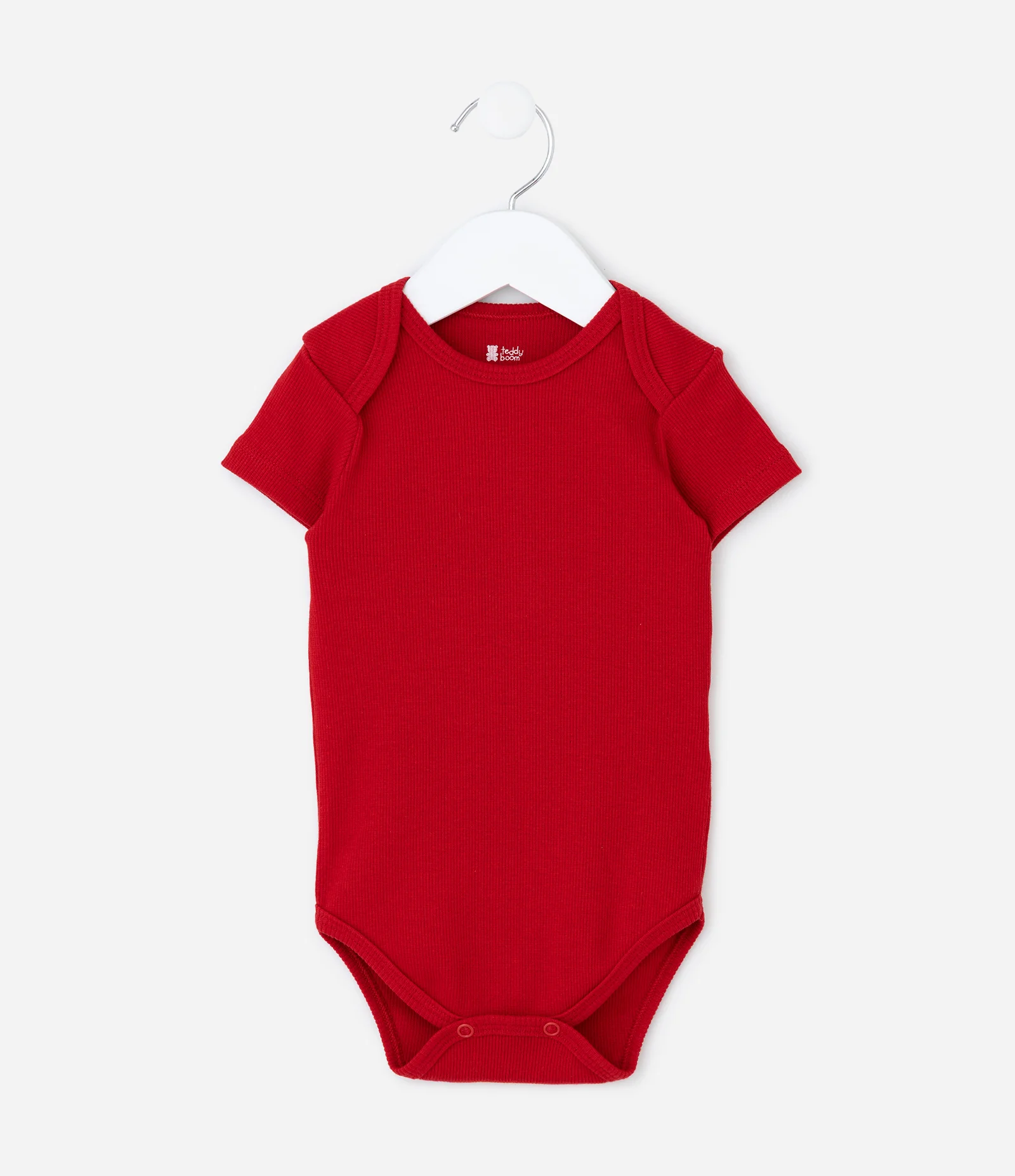 Body Infantil em Ribana Básico - Tam RN a 18 meses Vermelho 2